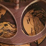 Bar globe terrestre on wheels