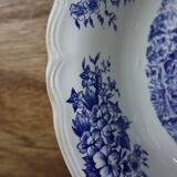 Vintage round hollow dish Sarreguemines Castle model