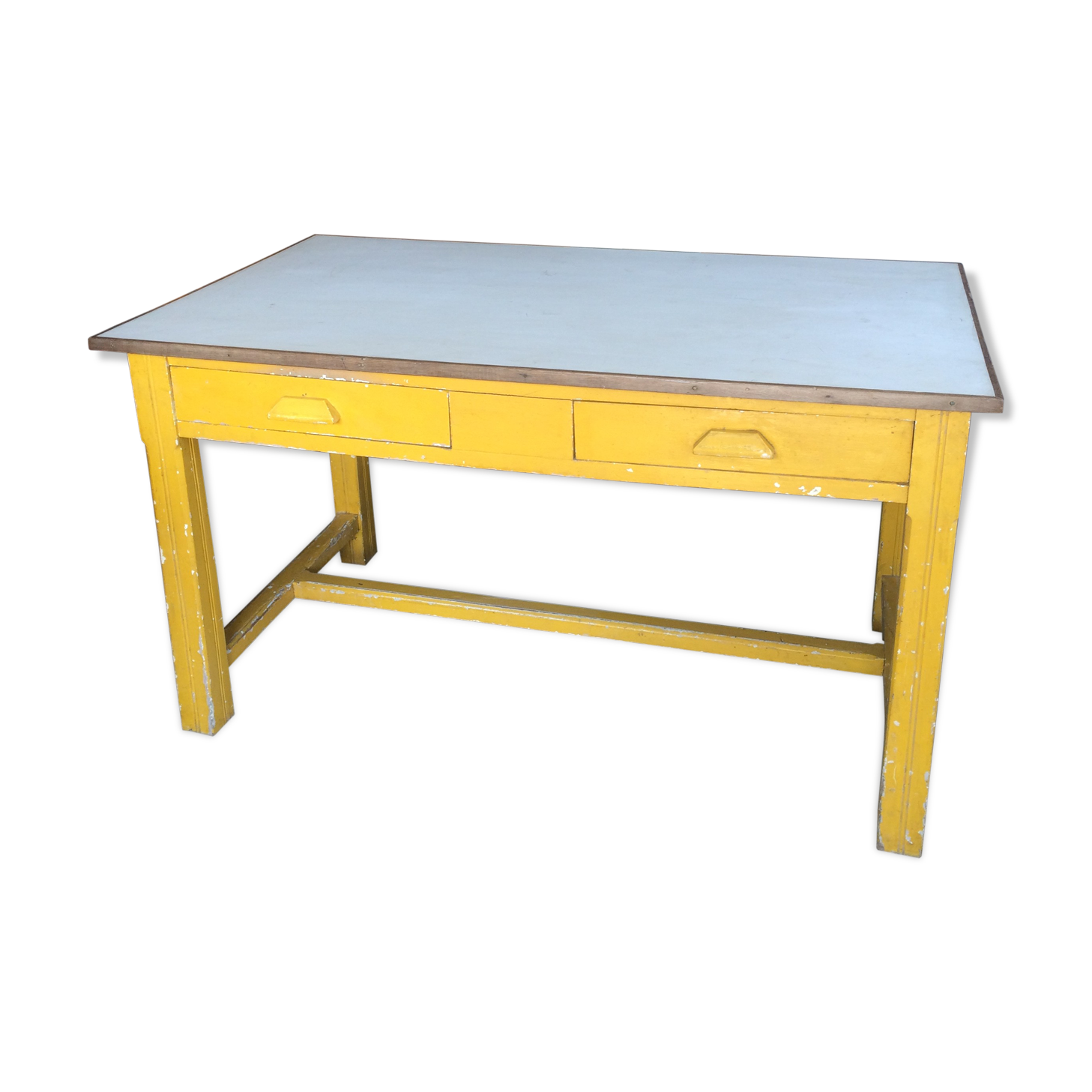 Yellow kitchen table