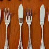 Christofle Marly 6-piece fish cutlery set, excellent condition