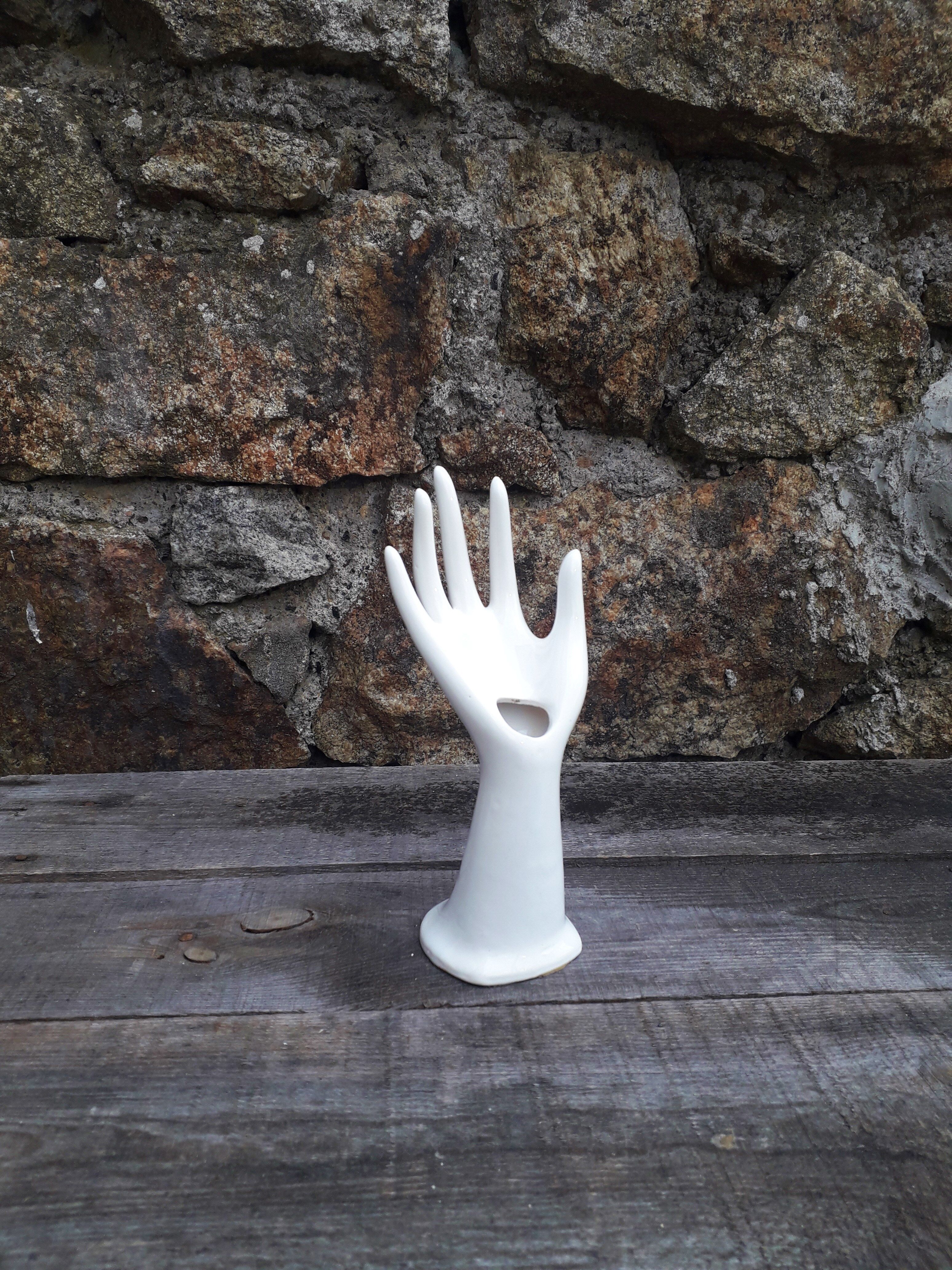 Soliflore vintage white porcelain 70s