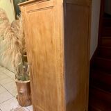 Parisian wardrobe in raw wood
