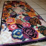 Tapis Antique Art Déco Français en Laine, Années 1920, Élégance Intemporell