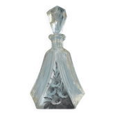 Carafe à décanter en verre taillé tchèque bohème Art déco Karl Palda