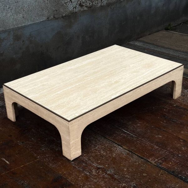 Table basse Willy Rizzo années 70
