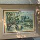 Lithograph notre dame et les bouquinistes signed by Marius Girard vintage