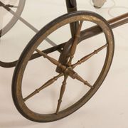Italian mid century bar cart, serving trolley attr. to Cesare Lacca, 1950s