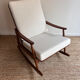Rocking chair scandinave vintage
