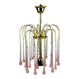 Chandelier tassels pink drops
