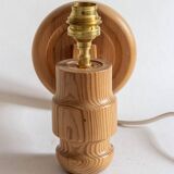 Swedish pine wall light, Solbackens Svarveri, Sweden, 1970s