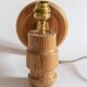 Swedish pine wall light, Solbackens Svarveri, Sweden, 1970s