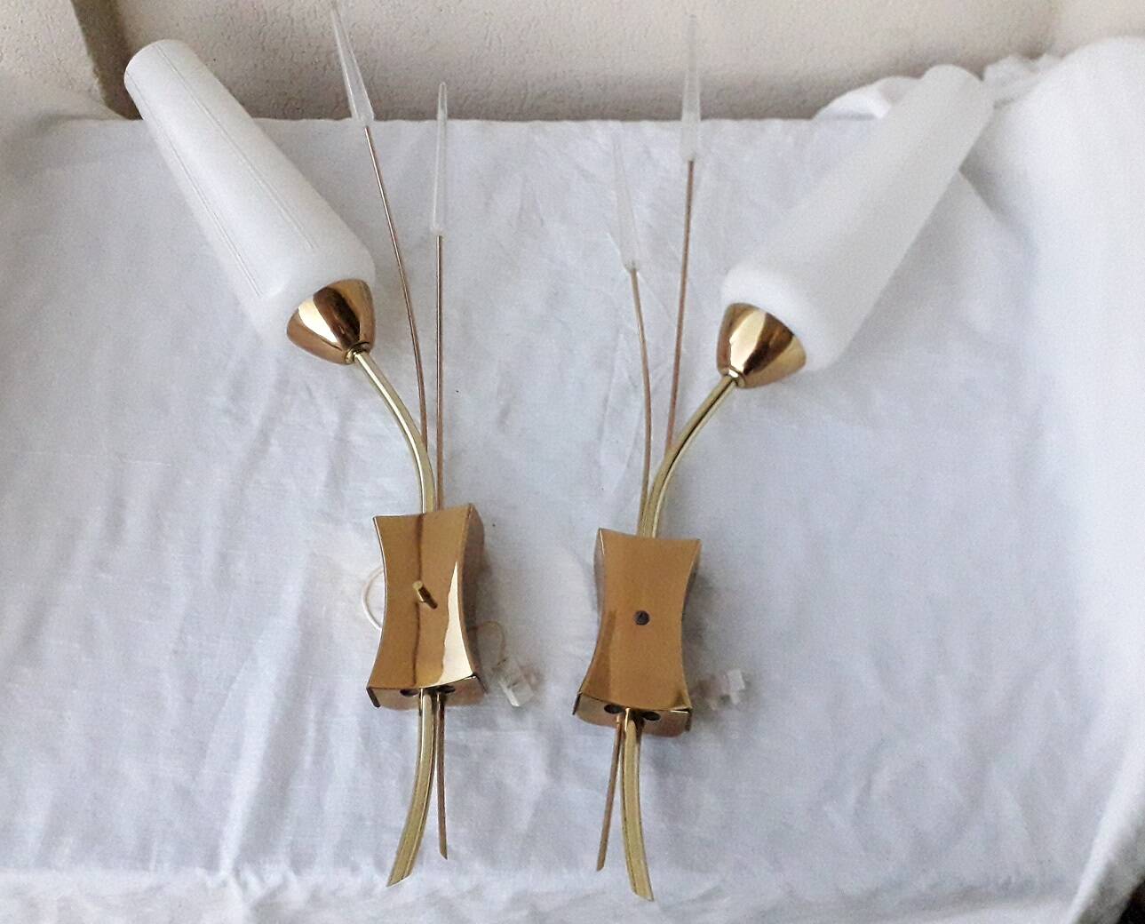Pair of wall sconces from the 1960s.