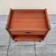 Navy bedside table