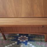 Bernhard Pedersen teak secretaire, Denmark 1960s