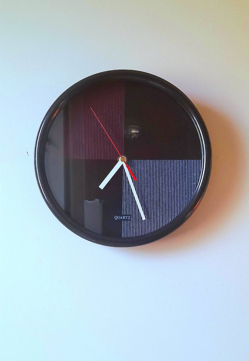 80s Memphis style wall clock