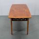 Danish midcentury coffee table with teak veneer and oak base, 1960s