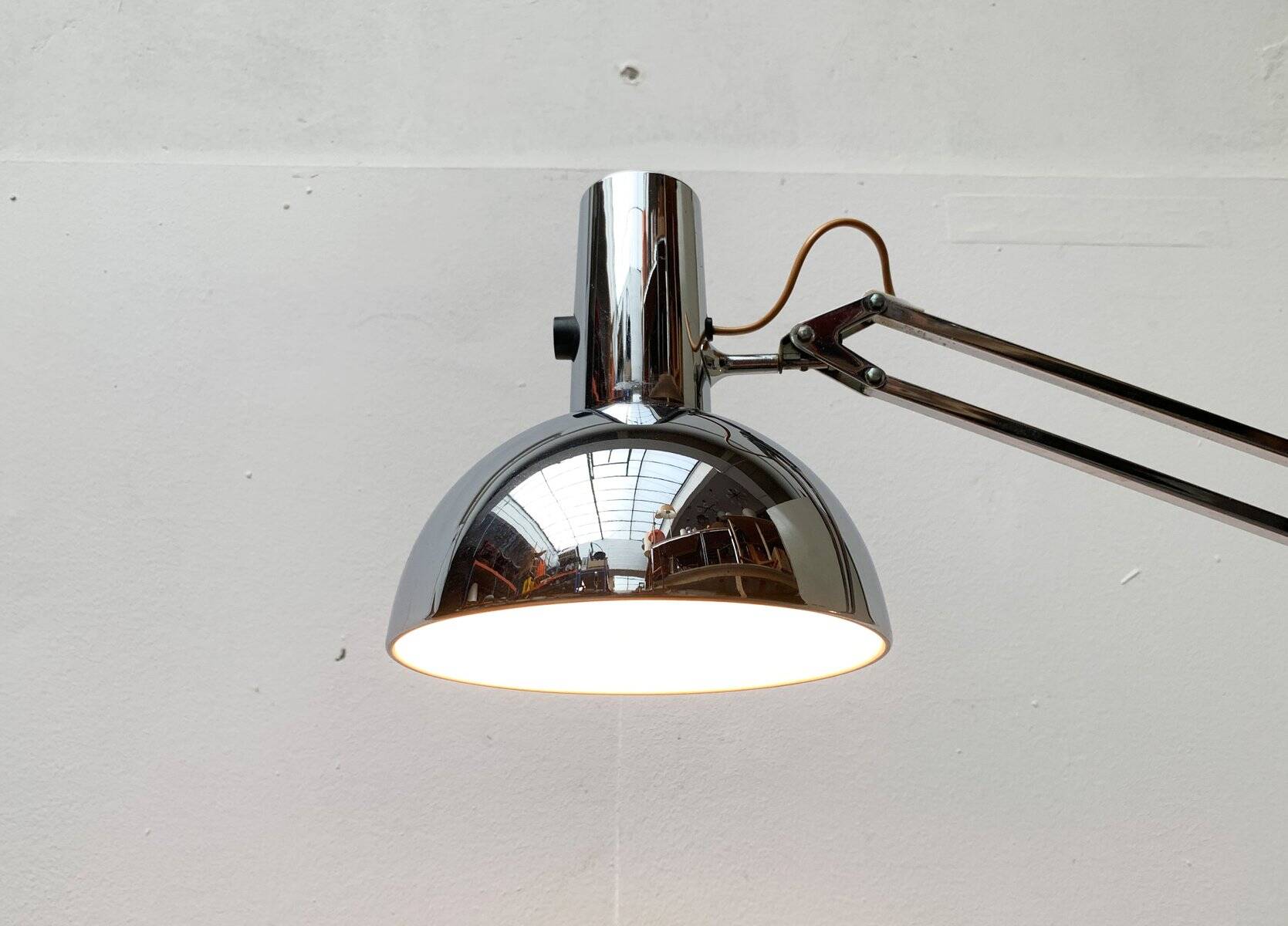 Louis Poulsen Chrome IT Desk Lamp, 1970s