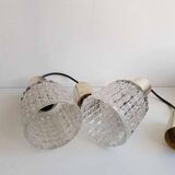 Paire d'anciennes appliques vintages