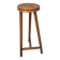 Pedestal table turned wooden stool vintage 50s