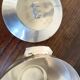 Art Deco silver-plated sugar bowl and sweet jar