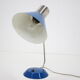 1950s vintage blue table lamp Czechoslovakia