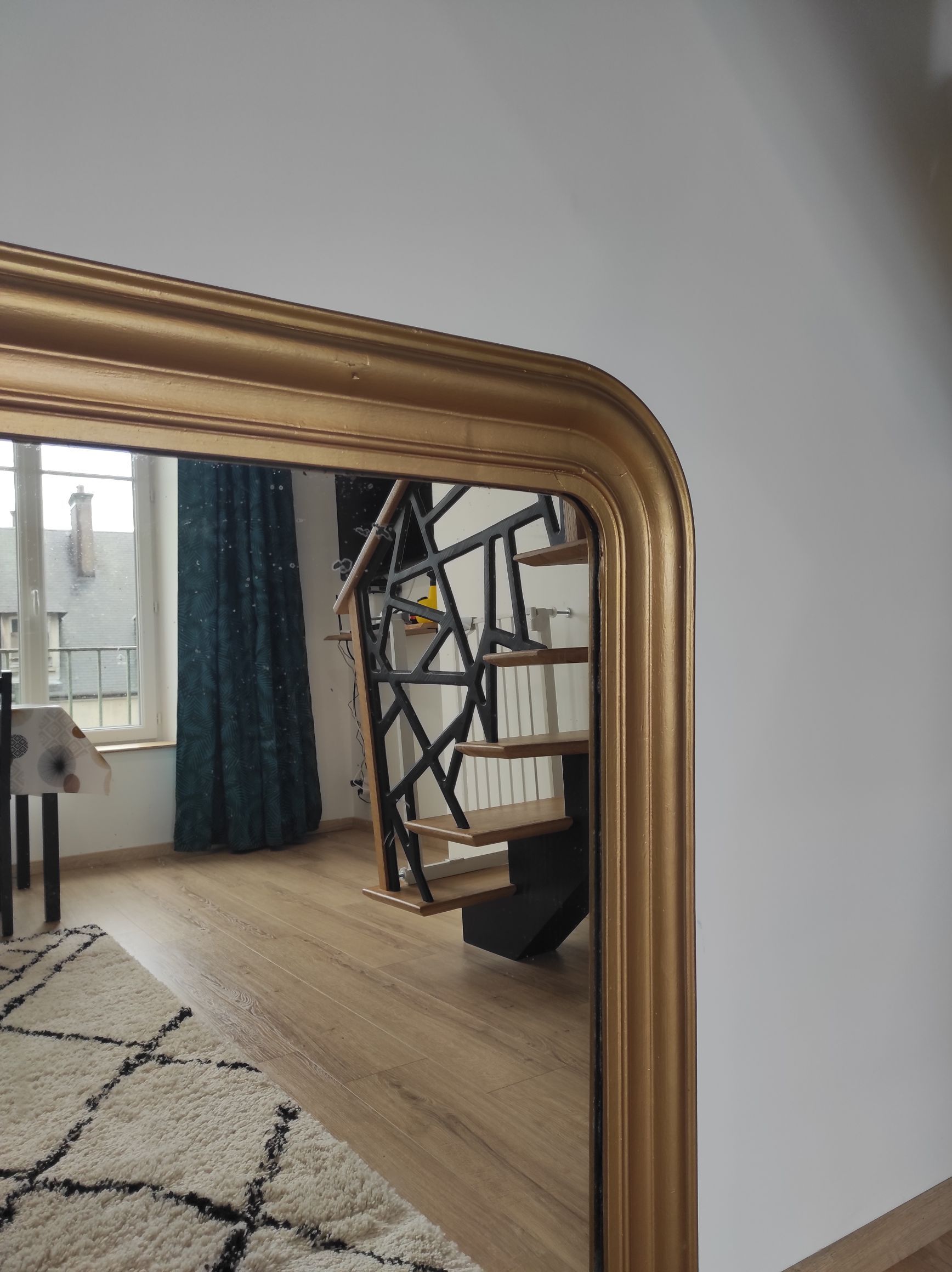 Antique mirror Louis Philippe 105/77 cm