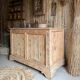 Ancien comptoir en pin massif