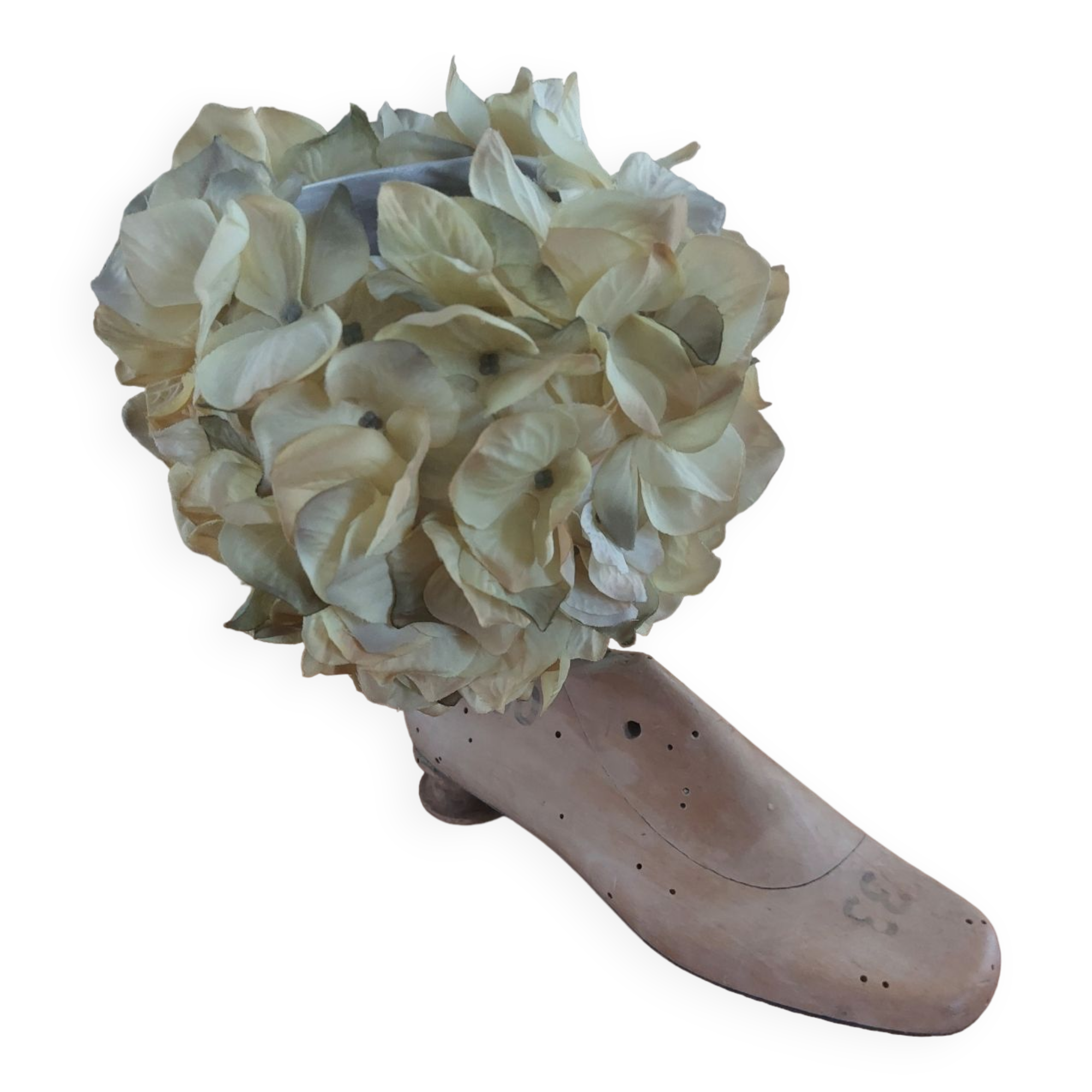 Table lamp wood shoe tree