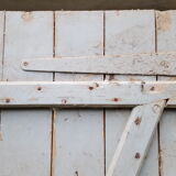 Old grey patina door
