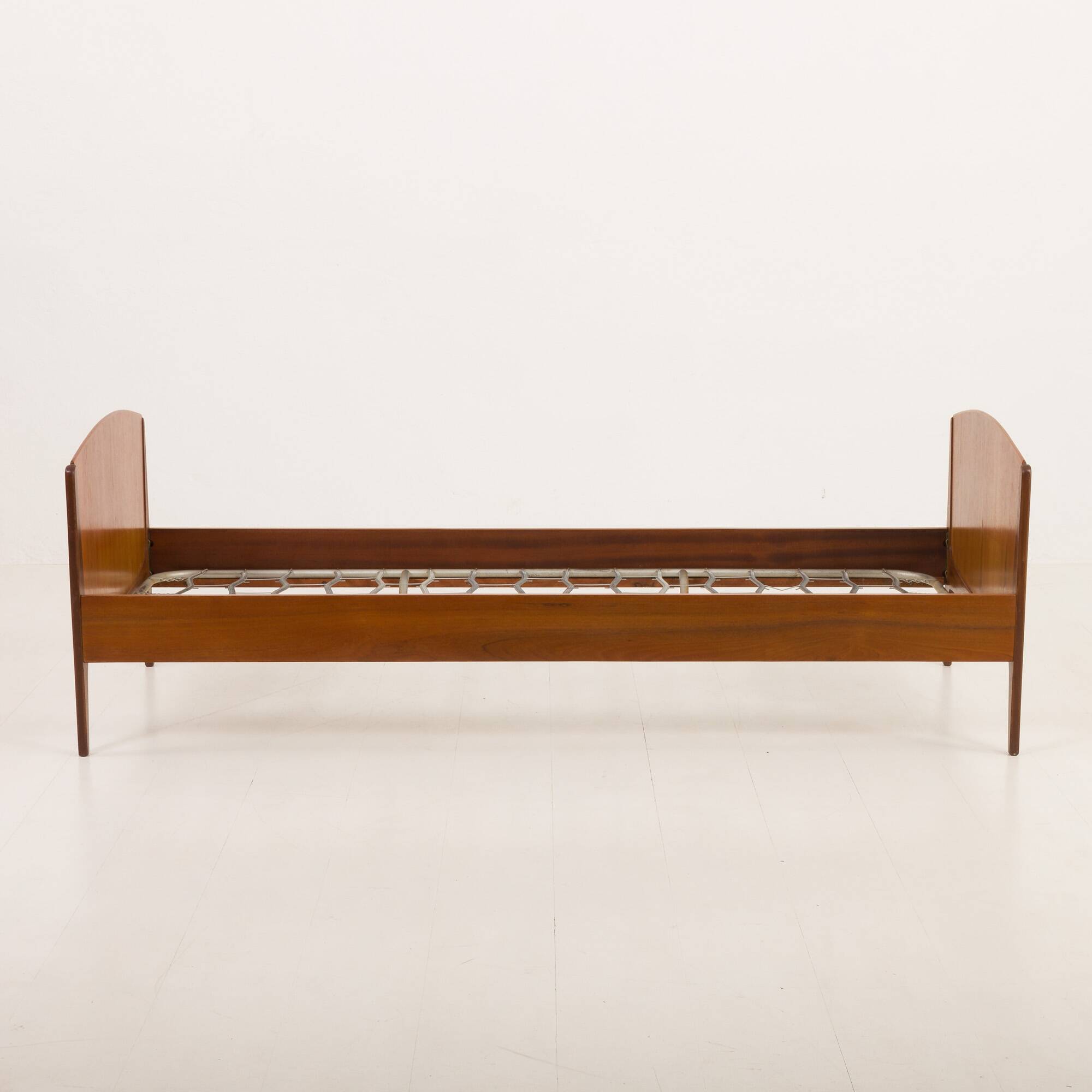 Danish mid century modern teak bed by Sidelmann Jakobsen, 1960s