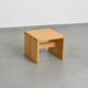 Occasional table in solid pine, Les Arcs, France, around 1970.