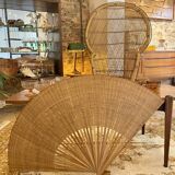 Rattan fan