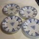Suite 4 assiettes terre de fer Luneville
