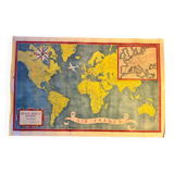 Air France Postal Air Network Map from 1948