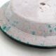 Midcentury speckled candle holder