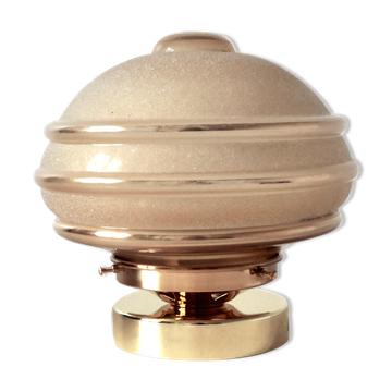 Frosted glass table lamp