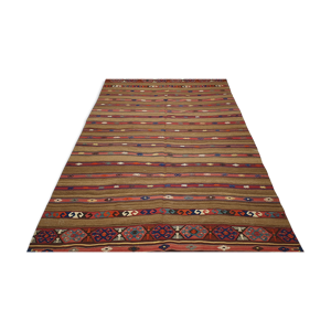 tapis boho vintage kilim 280x145 cm