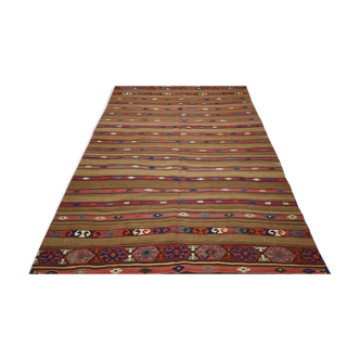 Tapis boho vintage kilim 280x145 cm