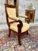 Fauteuil en acajou d’époque Empire XIX eme siècle