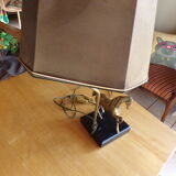 Lampe cheval vintage