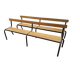 Pair of school benches