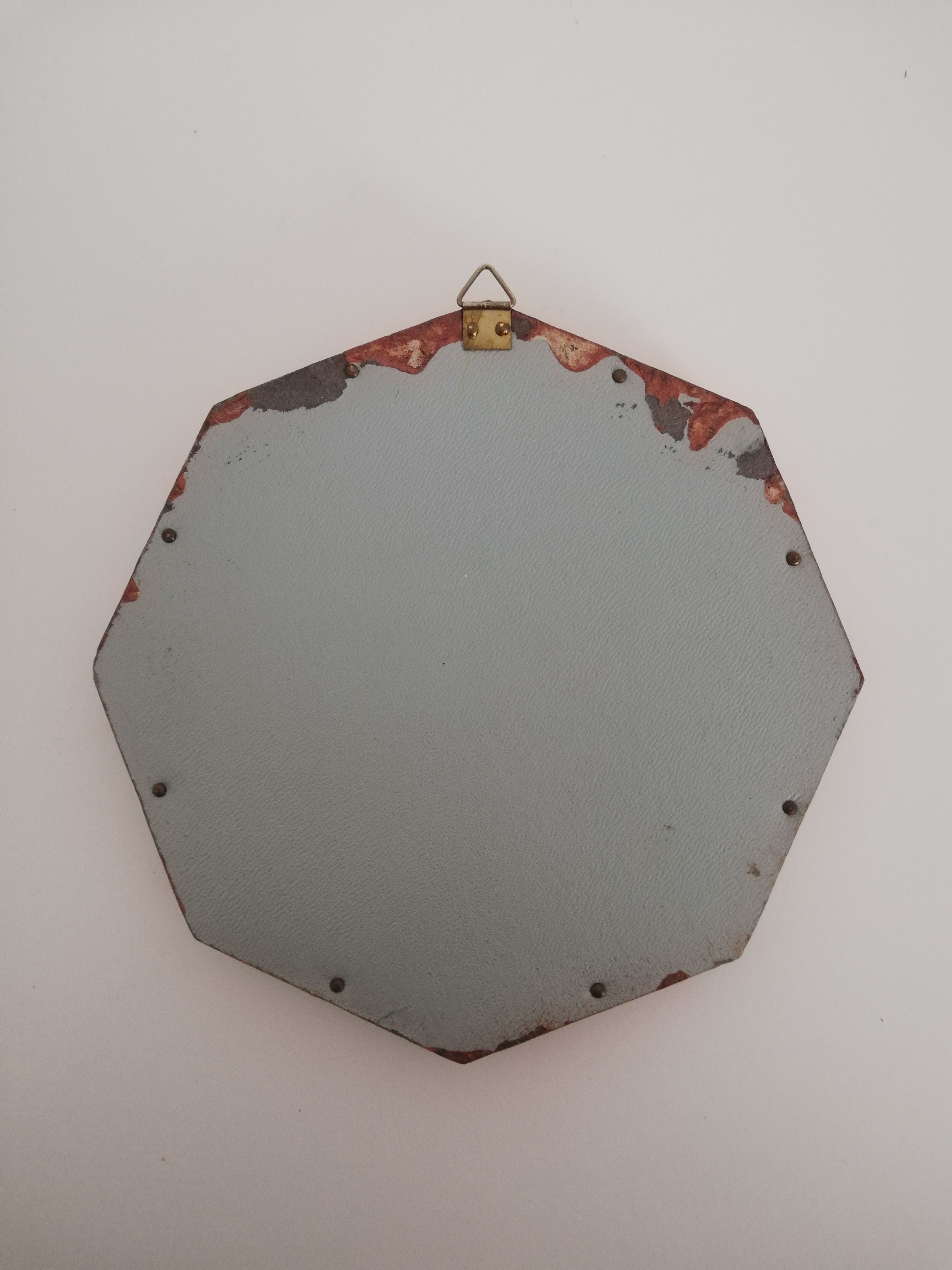 Vintage octagonal mirror