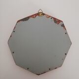 Vintage octagonal mirror