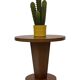 Vintage side table art deco style 80s wood minimalist design