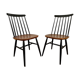 Duo de chaises scandinaves 1955