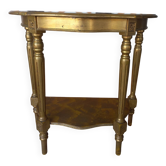 Console bois doré