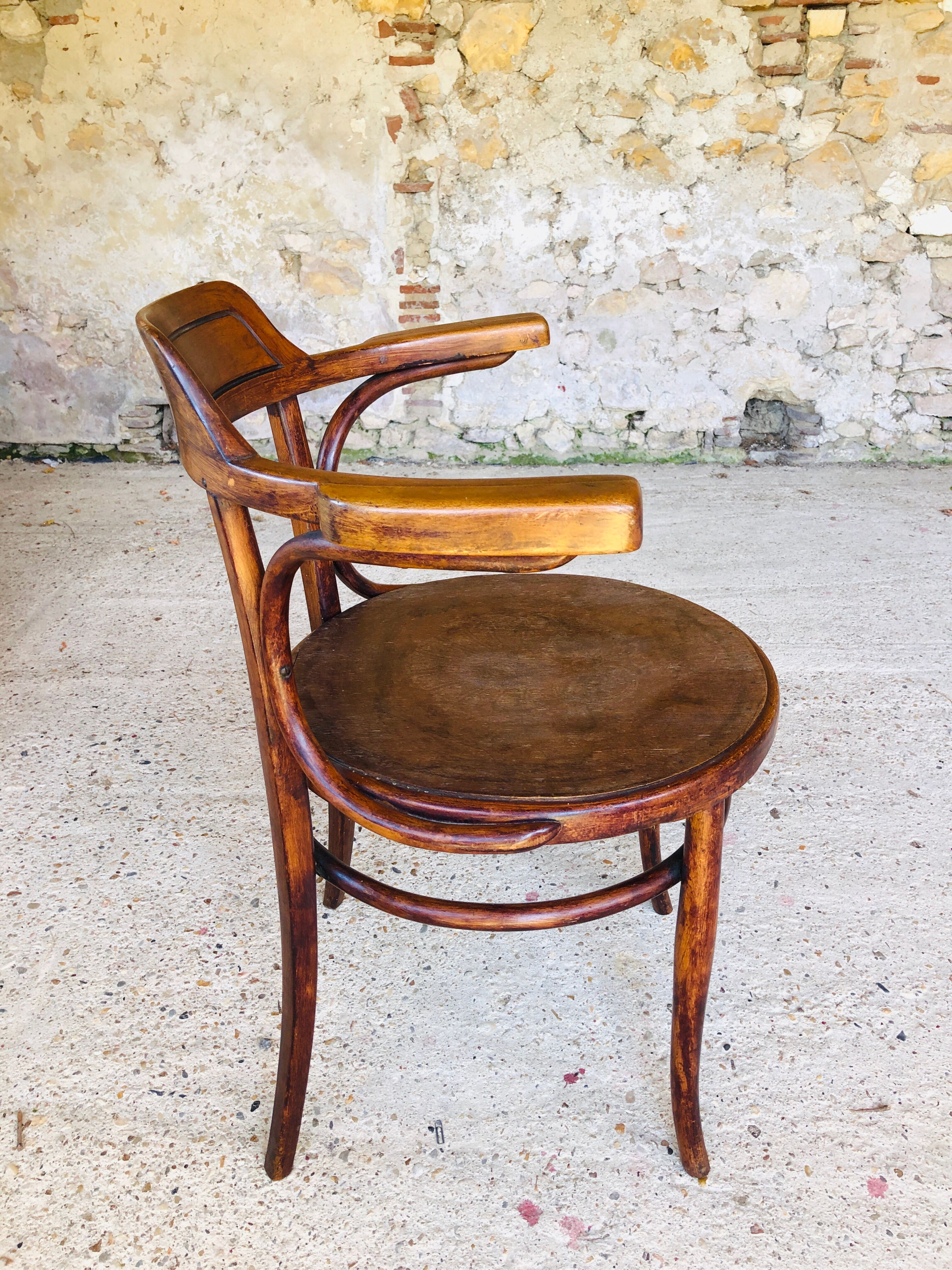 Office chair by J.J. Kohn circa 1890/ 1910