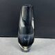 Vase en verre gris vintage scandinave