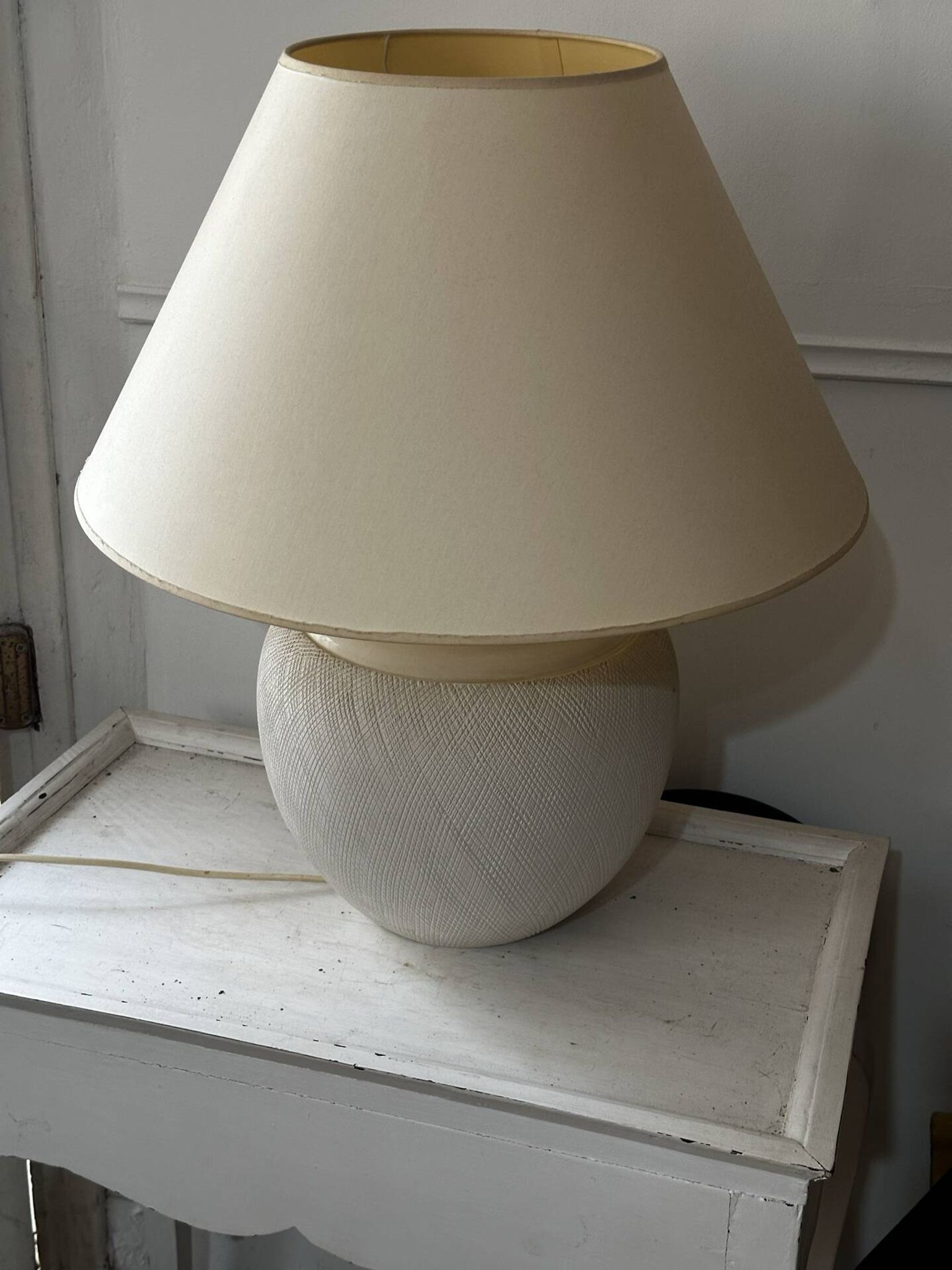 Ceramic lamp from the 80s