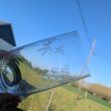 Verres anciens à orangeade